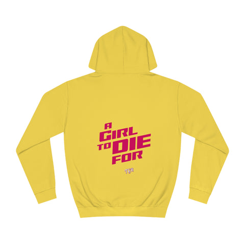 Unisex College Hoodie - A Girl To Die For SuperHero Edition