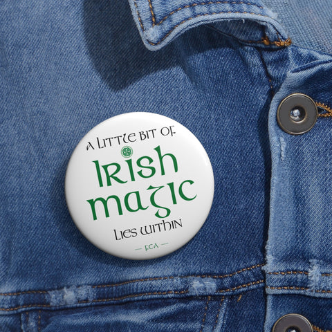 Irish Magic Pin Buttons