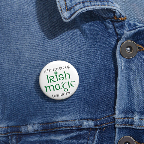 Irish Magic Pin Buttons
