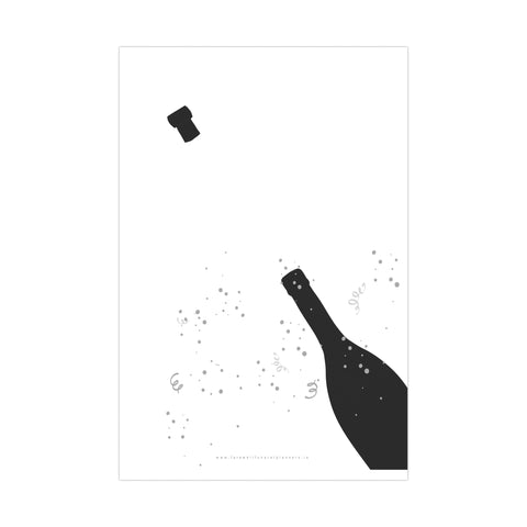 Alternative Guest Book - Fingerprints - Champagne