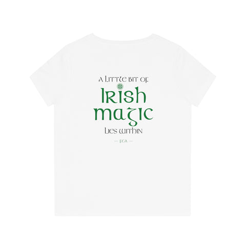 Women's Evoker V-Neck T-Shirt - Irish Magic