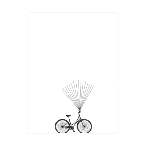 Alternative Guest Book - Fingerprints - Bicycle