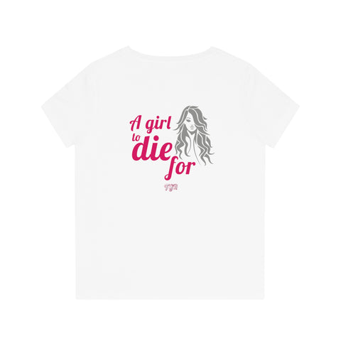 Women's Evoker V-Neck T-Shirt - Girl to Die for