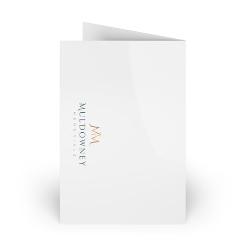 White Friendship Greeting Cards