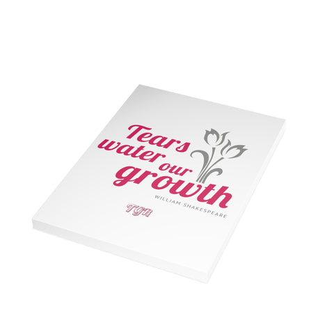 Tears water our Growth - 5 x 7 Postcard Bundles (envelopes included)